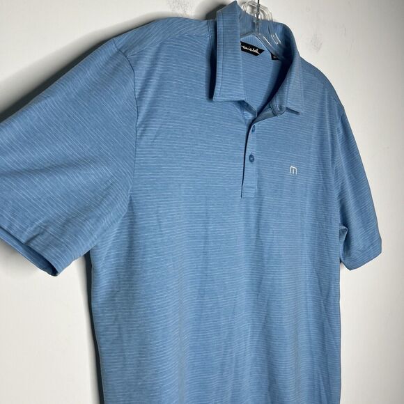 Travis Mathew Blue Polo Shirt - Picture 8 of 12
